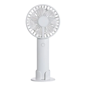 

2000MAh Portable Handheld USB Rechargeable Fan with LED Light Mini Fan Cooling Cooling Fan