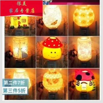 

[Hollow out] Wall Lamp Buy One Get Two Incense Plug-in Essential Oil Lamp Fragrance Small Night Lamp Nursing Ceramic Lamp