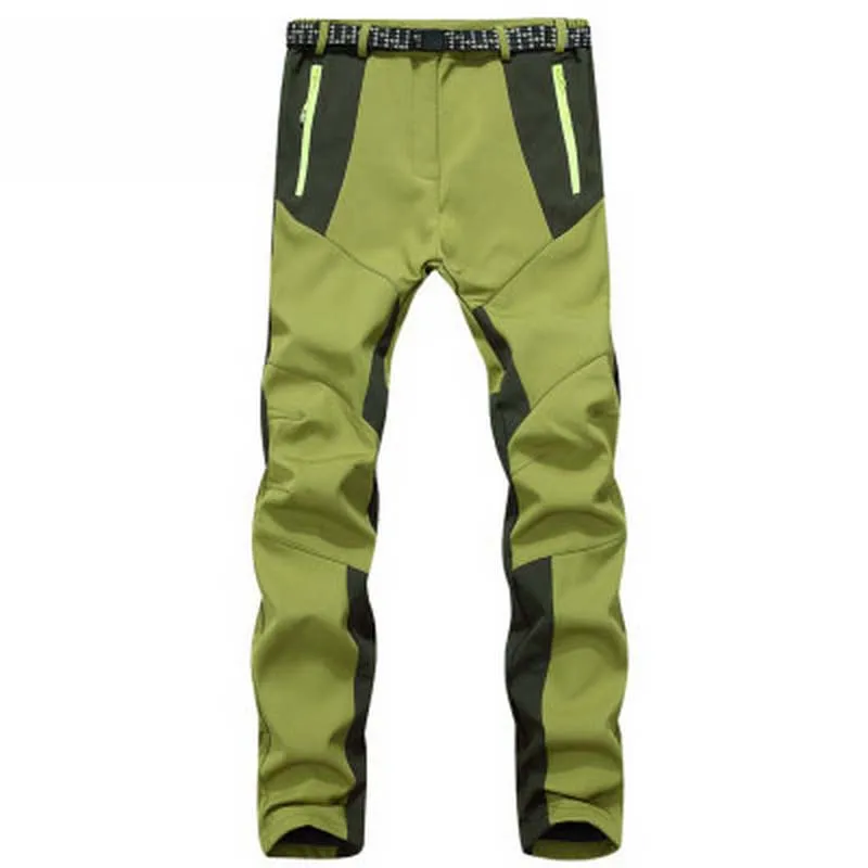 Women Fruit green NUONEKO мужские и женские зимние походные брюки водонепроницаемые флисовые брюки из флиса спортивные лыжные уличные брюки Pantalon Trekking Hombre PM29 - Цвет: Women Fruit green