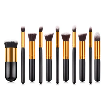 

11 Pcs/set Makeup Brushes Foundation Powder Brush Soft Eyeshadow Brush Professional Liquid Blending Mineral Powder Makeup Tools