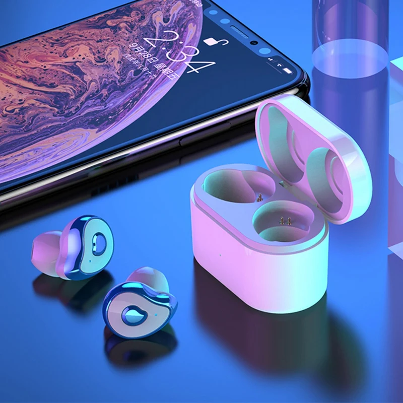 New Wireless Sports Running Headset Stylish Bluetooth Noise Cancelling Headphones For Se-6Tws