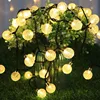 5M 10M Solar Lamp Crystal Ball Globe Waterproof LED Solar String Light Bulb Garden Christmas Decor Outdoor Solar Light Garland ► Photo 3/6