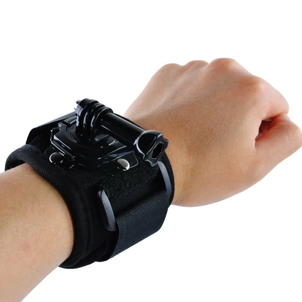 Rotating 360 degree Housing Wrist Hand Strap Band Mount for Gopro Hero 1 2 3 3+ 4 5 Sports Camera Accessories DropShipping