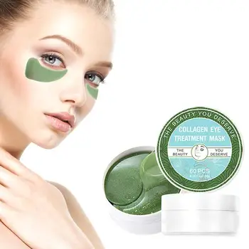 

60PCS Eyes Masks Dark Circle Remove Wrinkle Whitening Repairing Moisturizing Eye Patch Golden Seaweed Eye Patches