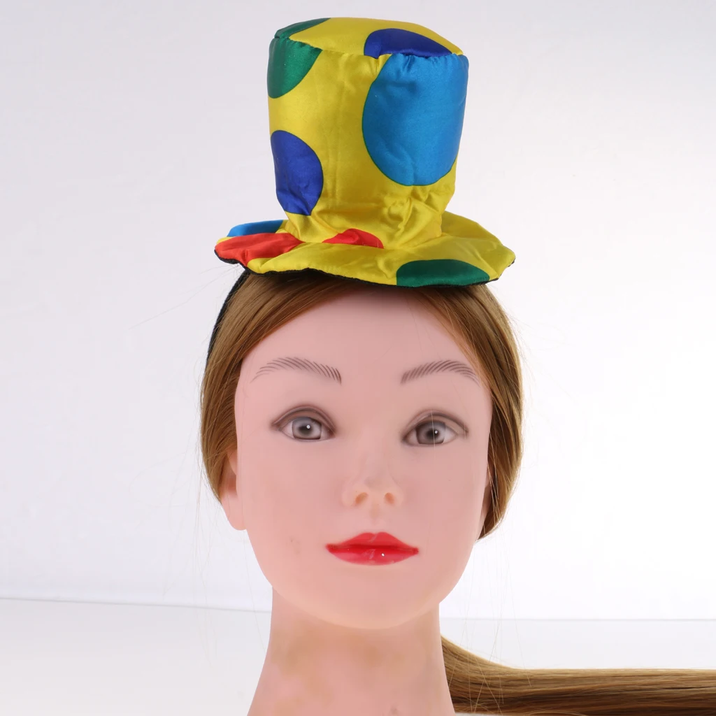 Clown Jester Hat Headband Circus Halloween Costume Fancy Dress Hair Accessories