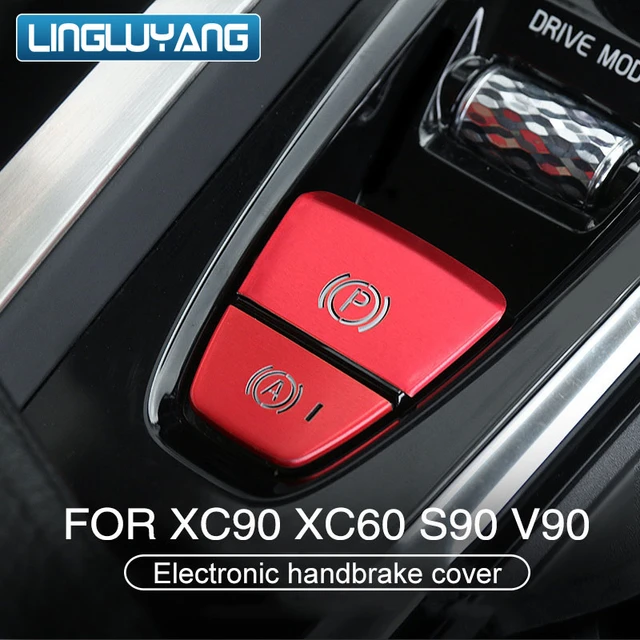 Auto Zubehör für Volvo xc90 xc60 s90 v90 s60 v60 elektronische handbremse p  LICHT taste pailletten auto aufkleber - AliExpress