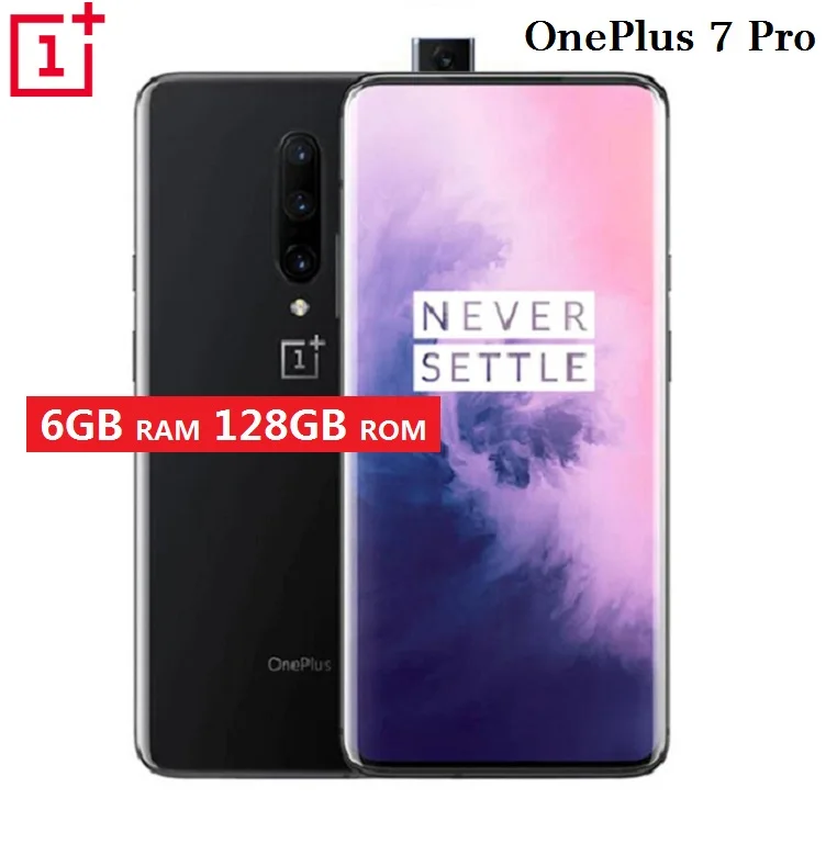 

OnePlus 7 Pro 4G Smartphone 6.67 inch Android 9.0 Snapdragon 855 Octa Core 2.84GHz 6GB RAM 128GB ROM 48.0MP 4000mAh Mobile Phone