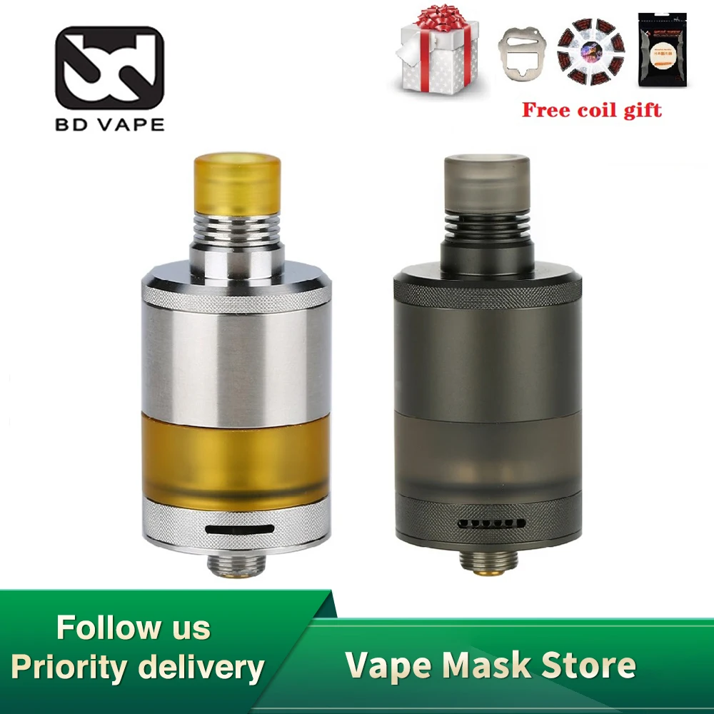 Heavengifts BDvape Precisio MTL RTA с 2,7 мл емкостью 22 мм RTA атомайзер для оптимального MTL и DL Vape Танк против Zeus X