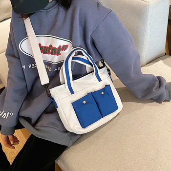 

Women Handbags Shoulder Bags 2020 Summer Brand New Fashion Female Casual Canvas Messenger Bags Girls Crossbody Bags