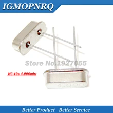 20 штук HC-49s 4,000 МГц 4M Гц HC49S 4M 20ppm 20pF кварцевый кристаллический осциллятор