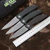 Green thorn hation zero flipper d2 carbon fiber + TC4 titanium knife CF camping knob bag fruit practical knife survival EDC tool ► Photo 1/6