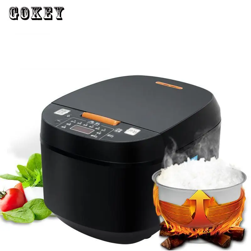 Electric Cooker Portable 5l Intelligent Reservation Set Speed Heat Insulation Lunch Box Instant Soup Porridge Home Electric Cook