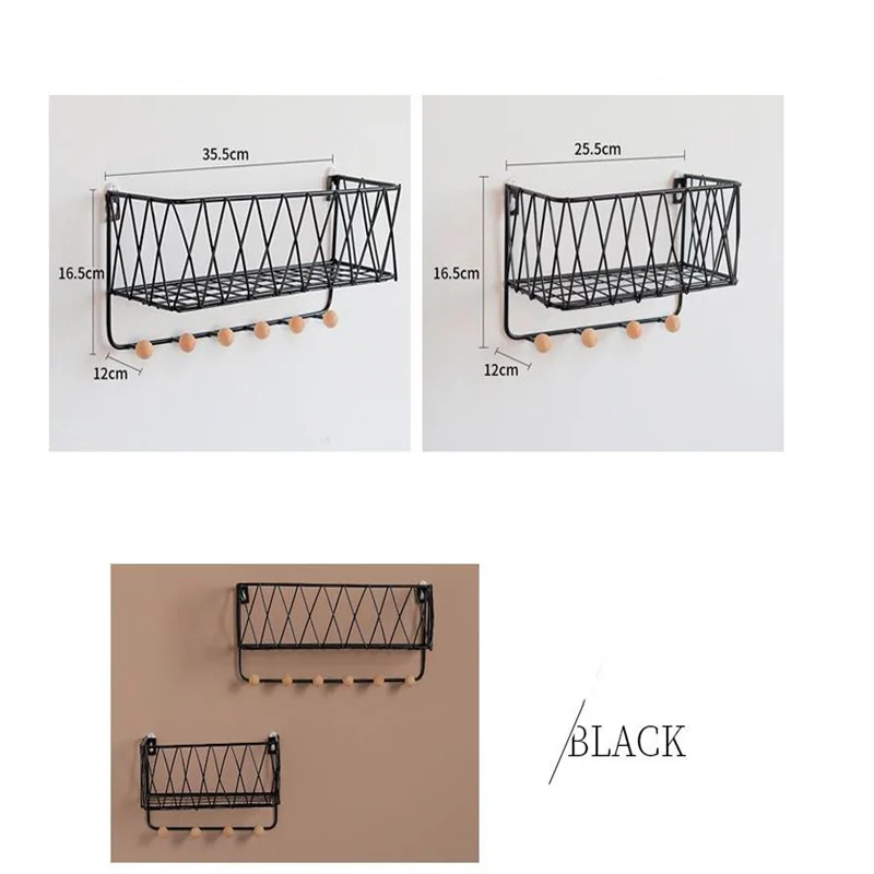 HOT SALE  Grid Wall Hanging Bracket   Wall Hanging Decoration   Lron Storage Rack