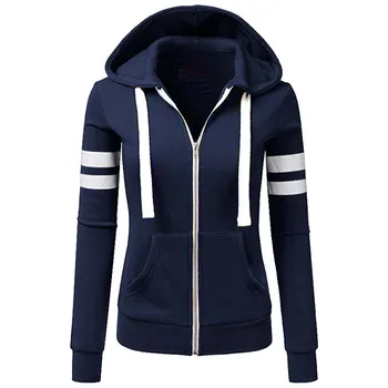 

Winter Hooded Sport Coat Broadcloth Zip Pockets Outdoor Jackets Basic Thin Coat Keep warm Zipper Comfortable Hooded coat