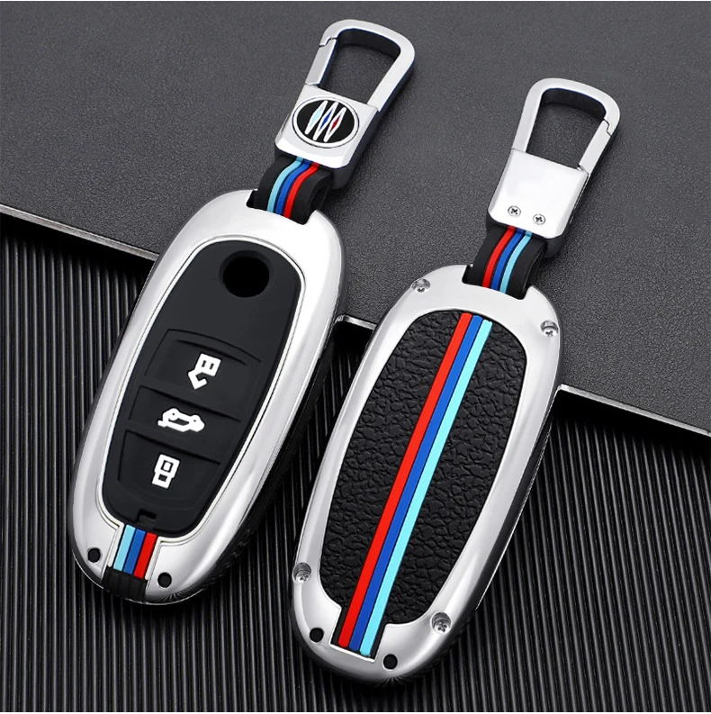 Nuovo supporto di copertura chiave dell'automobile in lega di zinco di alta qualità per Volkswagen VW Touareg 3 pulsanti Fob accessori senza chiave - He1f0d31becd44dadaf3dabea9eecf00en