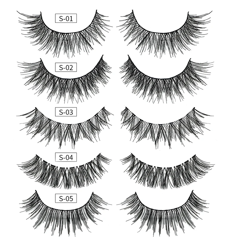 CLOTHOBEAUTY, накладные ресницы, 10 пар, мягкие, ручная работа, натуральные, длинные, толстые, многоразовые, накладные ресницы, наращивание для макияжа