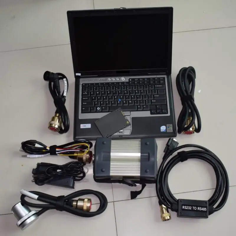 Супер MB Star диагностический инструмент MB Star C3 новое программное обеспечение SSD,12 v с ноутбуком D630 4G Полный кабель готов к работе