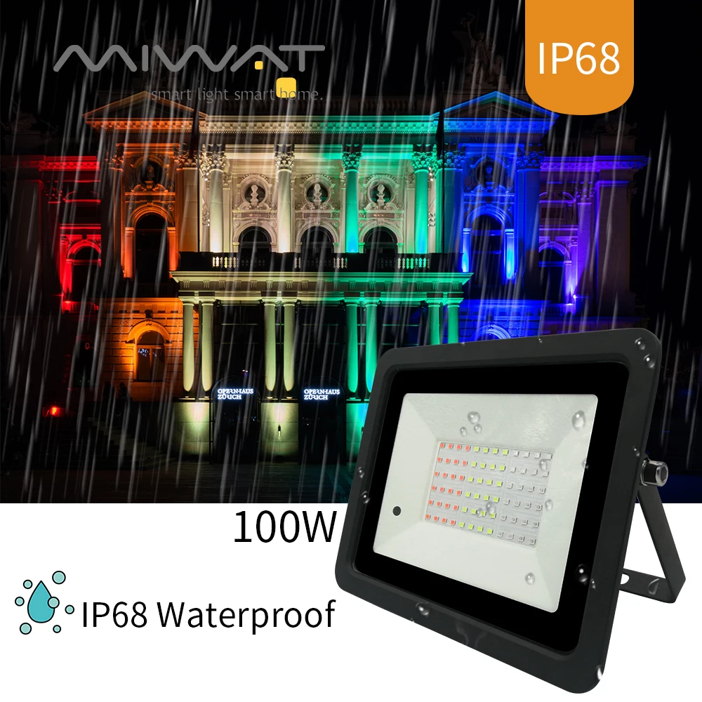 Светодиодный прожектор RGB 20/30/50/2020 Вт IP68 100 в|Прожекторы| |