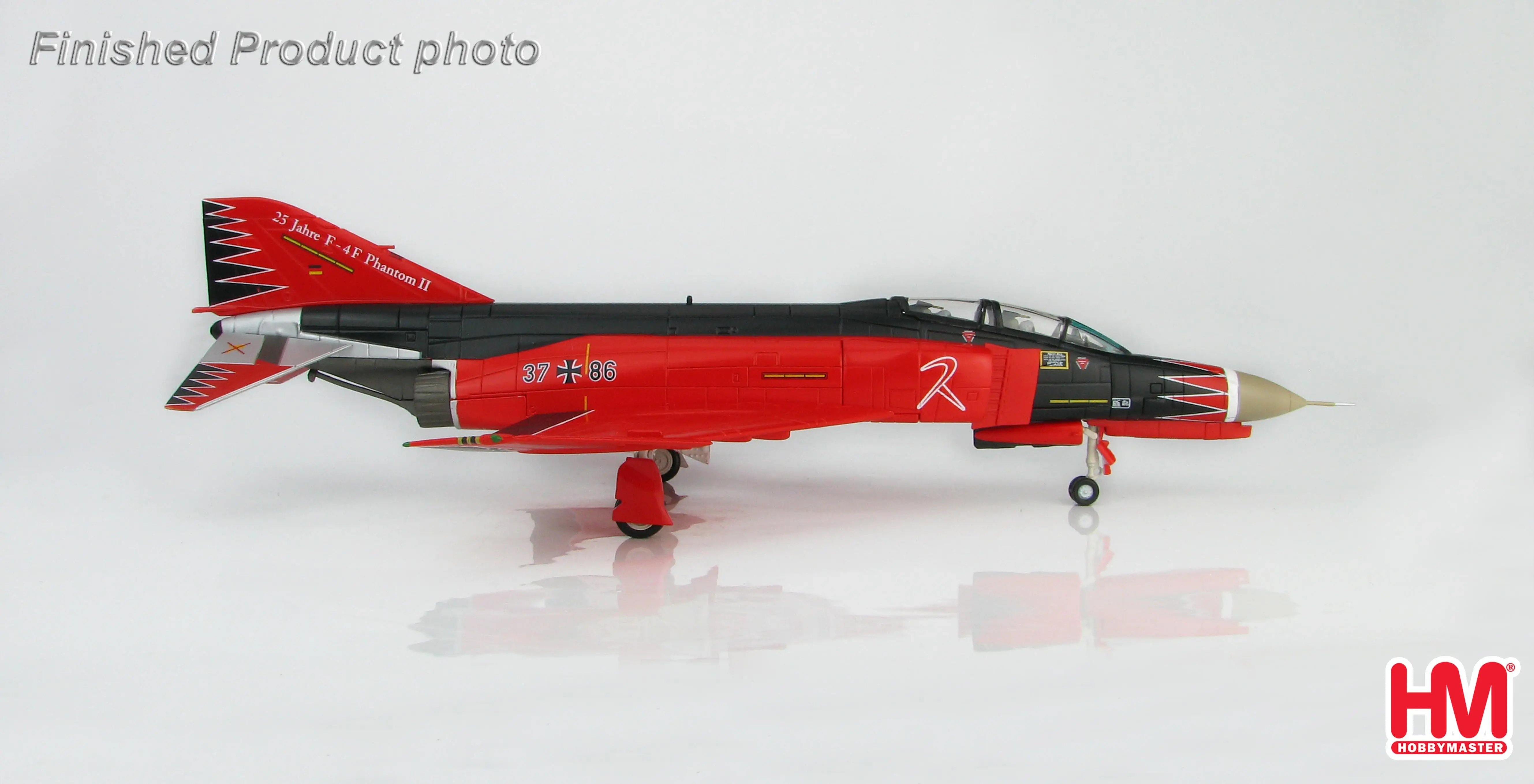 Хобби мастер Макдоннелл Дуглас F-4F Phantom II 37+ 86 Jubilaumsmaschine 40 Jahre JG 71 1/72 литье под давлением модель самолета
