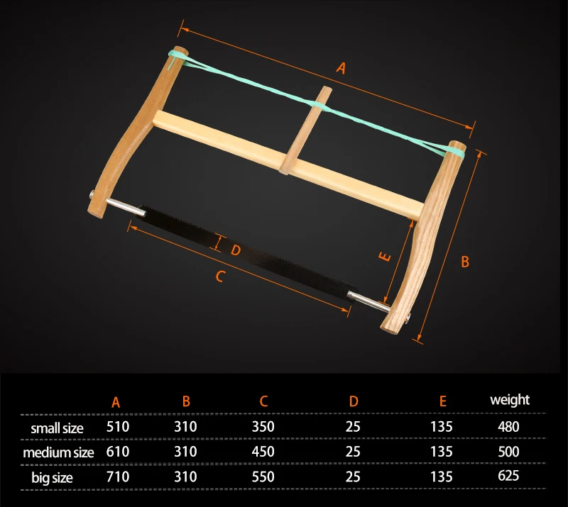 Wooden Frame Saw Woodworking Maganese 