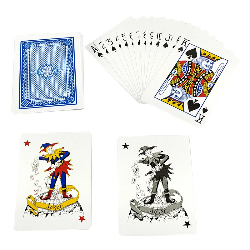 1 колода/карта покер семья Реюньон ночной клуб бар Казино Покер Игра - Цвет: Синий