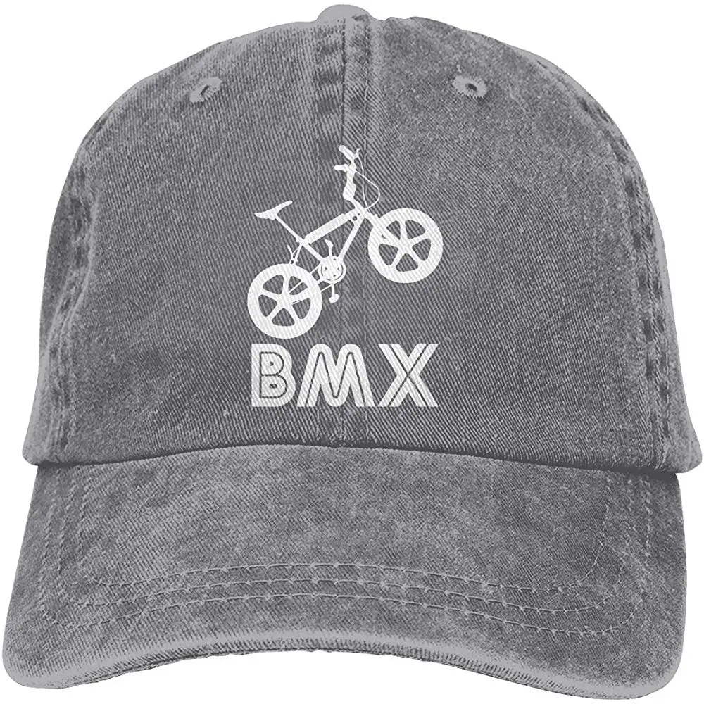 Мужская или женская регулируемая бейсболка из джинсовой ткани s BMX силуэт Кепка водителя грузовика