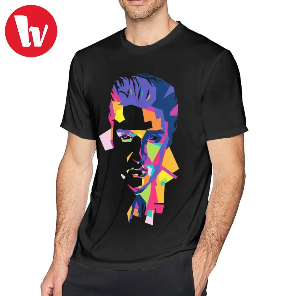 

Elvis Presley T Shirt Elvis Presley T-Shirt Fashion Oversized Tee Shirt Short-Sleeve Cute Cotton Mens Print Tshirt