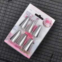 Ckot инструмент для выпечки Маленький носик для украшения набор 6 цветочный головной венок рот