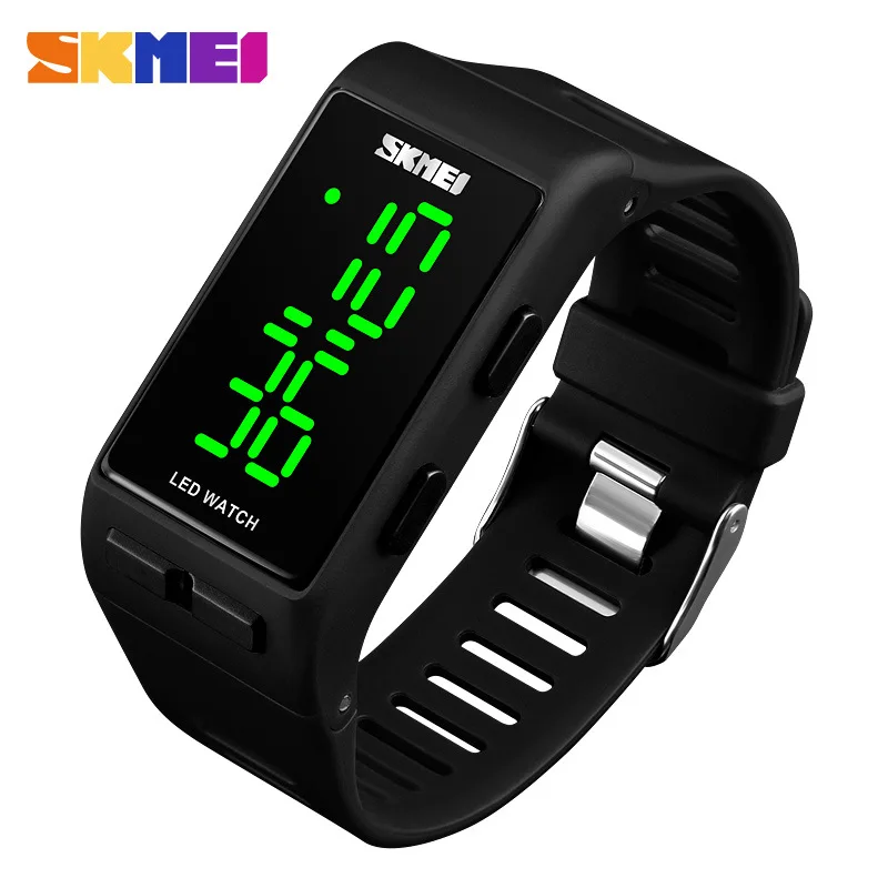 Review Top  Skmei Korean Style Fashion LED Electronic Watch Students Couples Waterproof Creative-Watch
