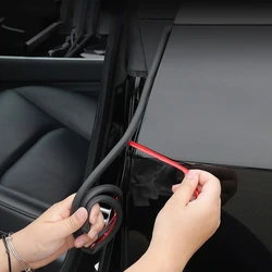 Pour Tesla Modèle 3 2017  2020 2021 2022 Bande de Joint De Porte De voiture Kit Isolation Phonique D'étanchéité Coffre B Pilier Joints Accessoires 