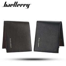 

Baellerry New Men's Leather Wallets Short Slim Thin Men Wallet Soft Mini Purses Card Holder Men Purse Simple Quality Male Wallet