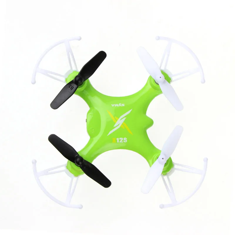 SYMA X12S 2 4G 4CH 6 осевой карманный мини Радиоуправляемый Дрон вертолет нано