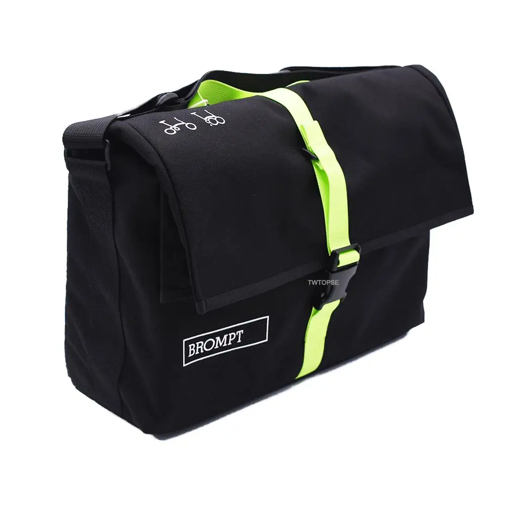 Green For Brompton TWTOPSE сумка на рулоне для велосипеда Brompton, складывающаяся велосипедная сумка, водостойкая сумка для путешествий, регулируемый ремень, сумки для отдыха и велоспорта - Цвет: Green For Brompton