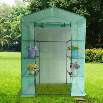 

Walk In Garden Greenhouse Tunnel Grow Plant Garden Shed Green House Waterproof Plant Cover Greenhouse New
