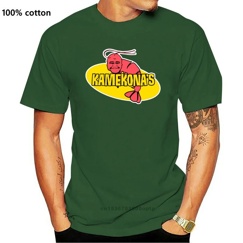 Гавайи-0 Kamekonas креветки футболка Т-футболка Гонолулу S M L XL 2XL 3XL | Мужская одежда