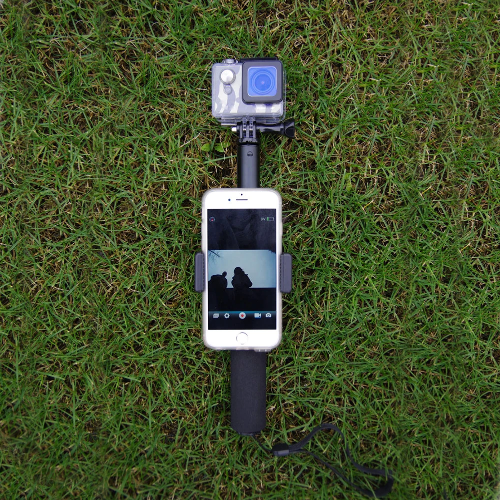 Новая Выдвижная селфи-палка монопод для GOPRO Go Pro Hero 4 3 3 2 sj4000 sj5000 sj6000 для Xiao Mi Yi аксессуары для камеры и