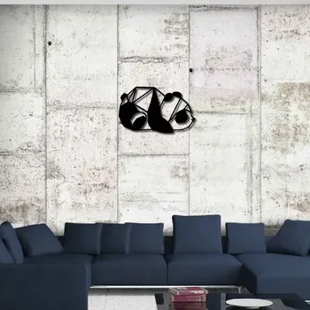

Metal Wall Art Baby Panda Interior Decoration Home Decor Wall Hanging Home Decoration Wall Art 56x90 cm