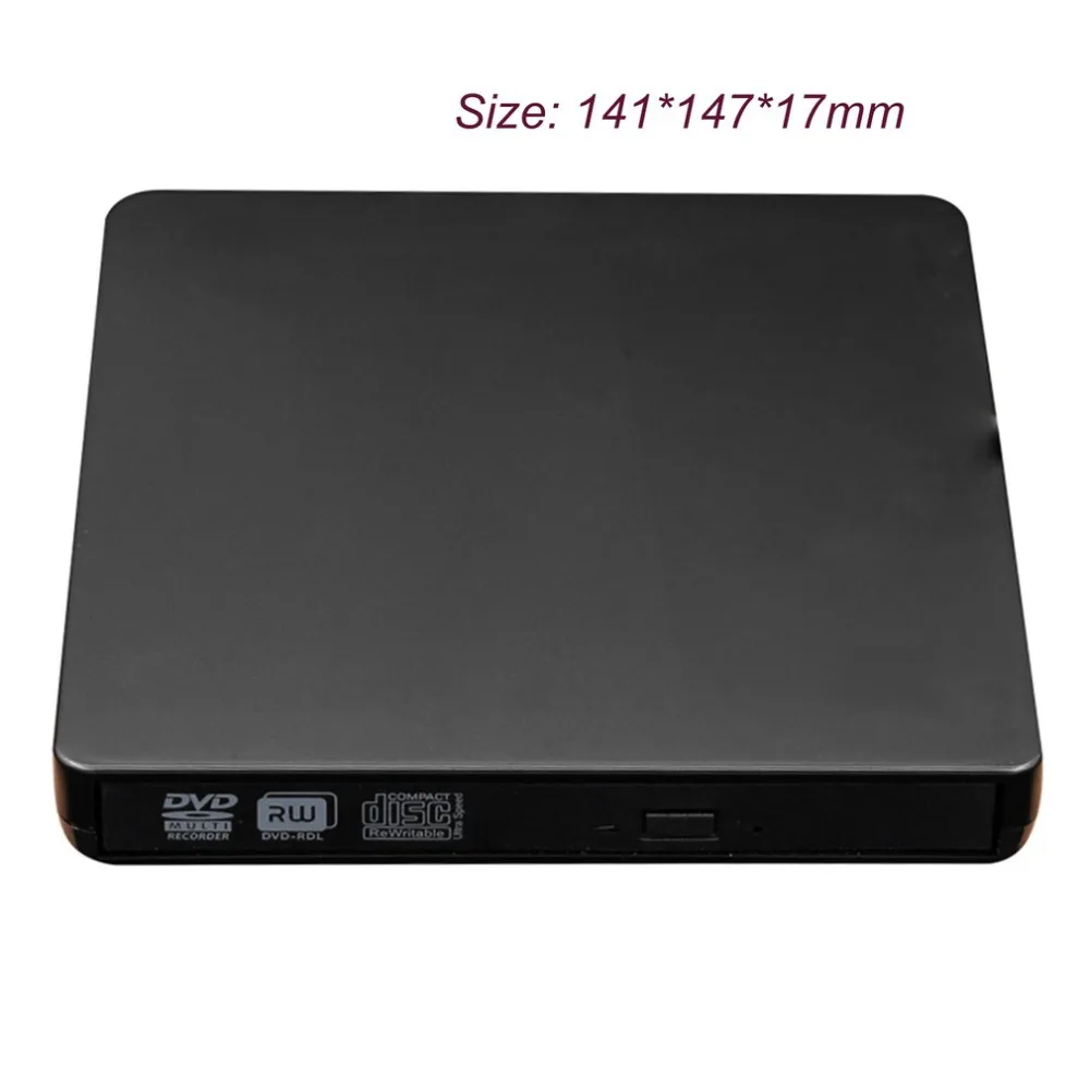 Внешний DVD RW Корпус чехол USB 2,0 Слот в DVD 12,7 мм IDE чехол для оптического привода ECD002