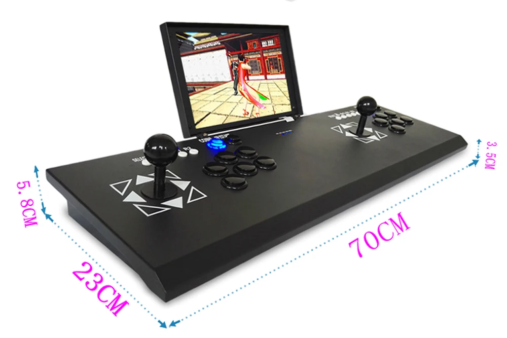 1" ЖК мини настольная аркадная с классическими играми 1300 в 1 PCB