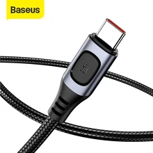Baseus usbタイプcケーブル5A pd高速充電ケーブルS20 huawei社P30ケーブルusb cケーブルxiaomi ipadプロタイプcケーブル
