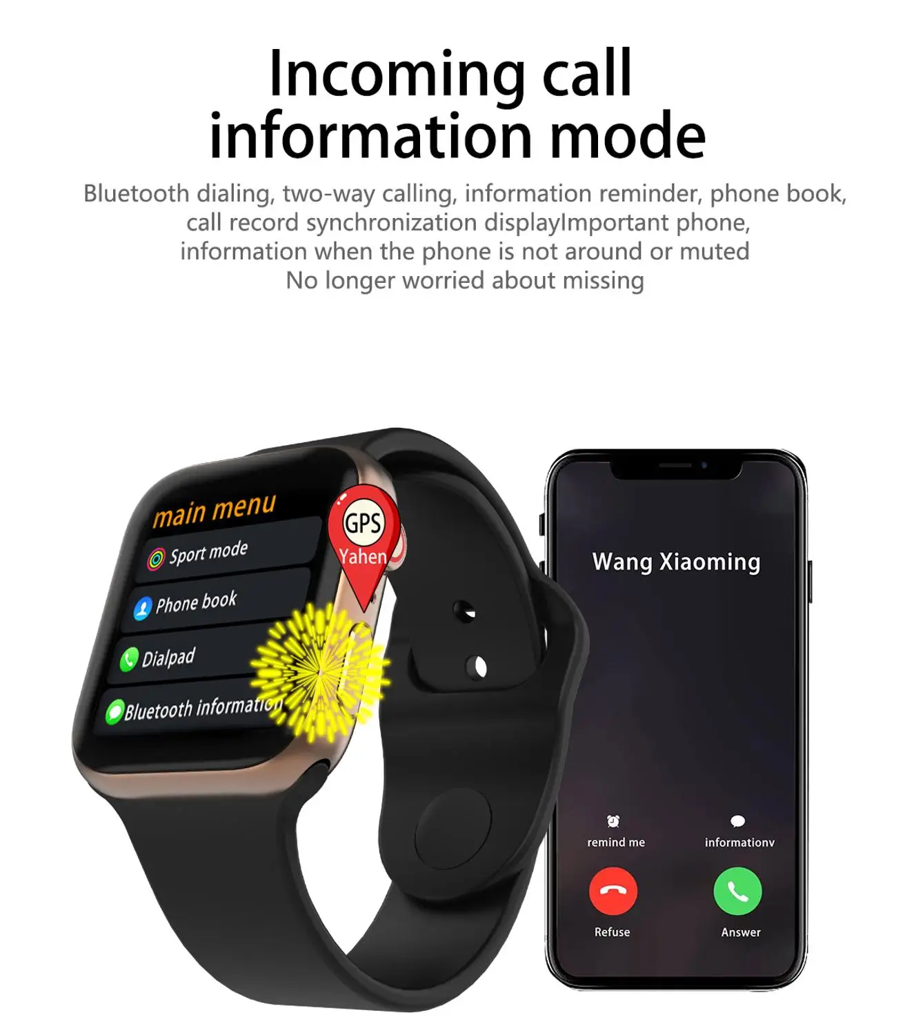 IWO 8 44mm Watch 4 Heart Rate GPS Smart Watch for apple iPhone Android phone better than watch IWO 5 6 7 9 10 11 smartwrist band