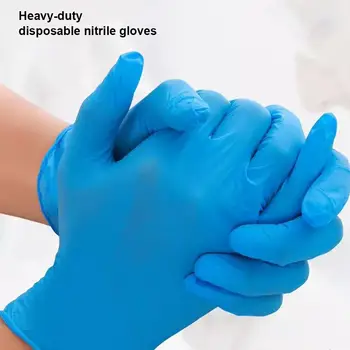 

100pcs Disposable Gloves Latex Wear-resistant Thick Rubber Gloves Universal For Kitchen Work Garden Gloves