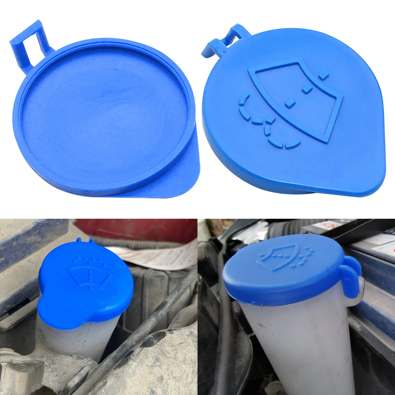 Windshield Wiper Washer Fluid Reservoir Cover Water Tank Bottle Lid Cap
