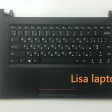 Для lenovo верхний чехол Q 80t8 FP w/KB UKR C-Cover с клавиатурой E42 с отпечатком пальца черный с сенсорной панелью 5CB0M31742