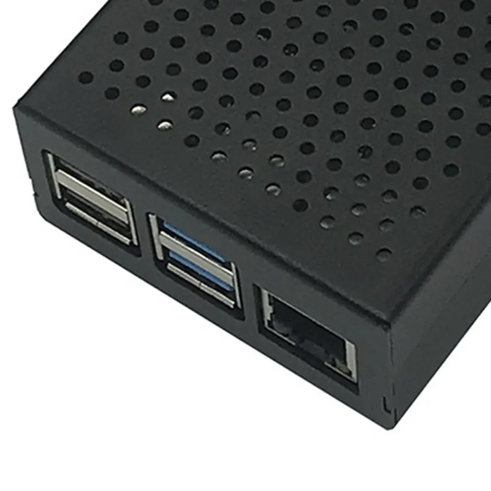 Для Raspberry Pi 4 Модель B чехол+ 5 В/3,3 В с охлаждающим вентилятором теплоотвод Корпус Комплект для Raspberry Pi 4 Модель B