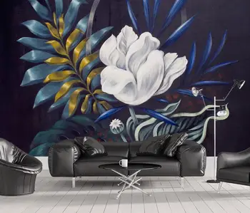 

[Self-Adhesive] 3D White Flower WG868 Wall Paper mural Wall Print Decal Wall Murals Belly