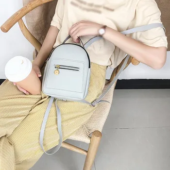 

Mini Backpack Women Black Small Soft Leather Back Packs For School Backpack For Teenagers Leather Bag Sac A Main Femme #YJ