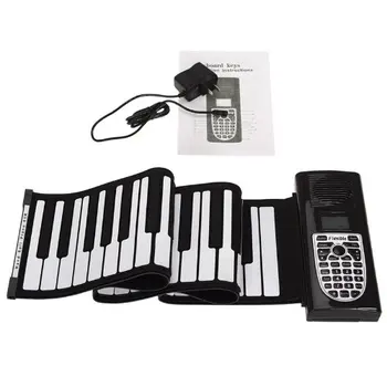 

practice toy Kids's Musical Toys Eletric Early Educational Children's Piano Practice Player 61 Keypad Portable Folding Soft