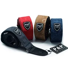 Guitar Straps Many Colors Adjustable 80cm -136cm Denim Cotton Made Bakelite Universal Acoustic Electric Classical Bass Straps