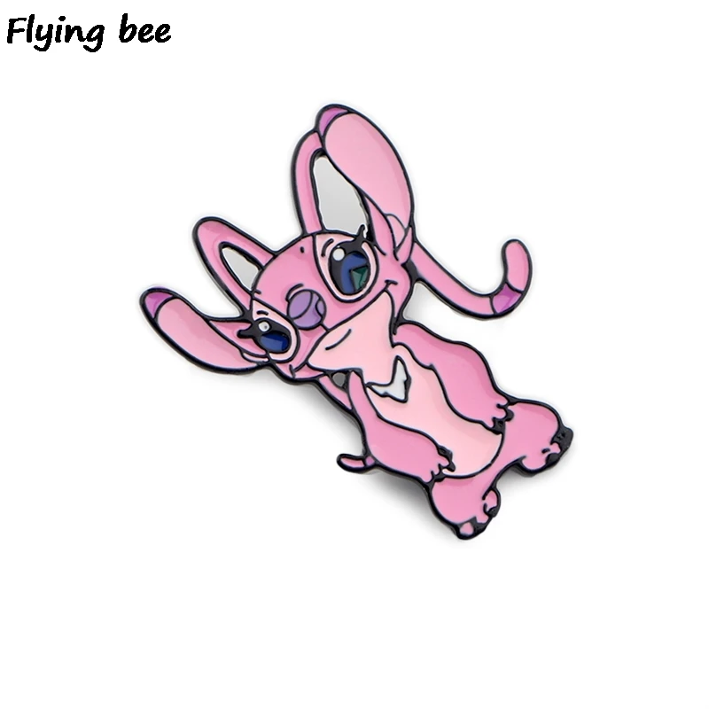 Flyingbee мультфильм стежка милые булавки брошь булавка для куртки эмалированные булавки Нагрудный значок броши на булавке значок для друзей женщин мужчин X0429